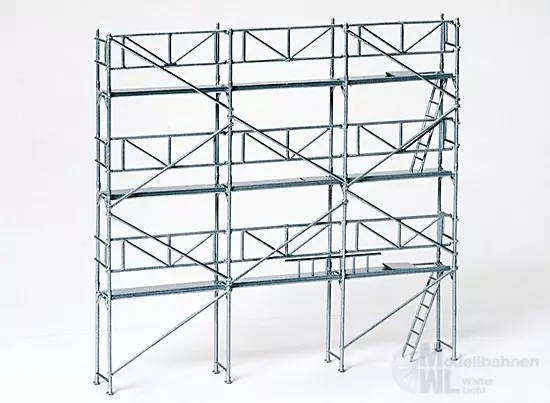 Preiser 17180 - Roll-/ Fassadengerüst Bausatz H0 1:87