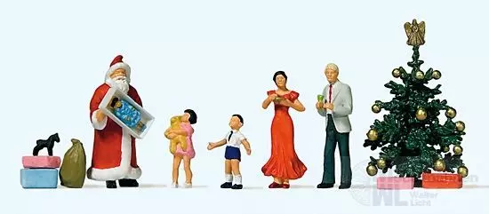 Preiser 10652 - Frohe Weihnachten H0 1:87