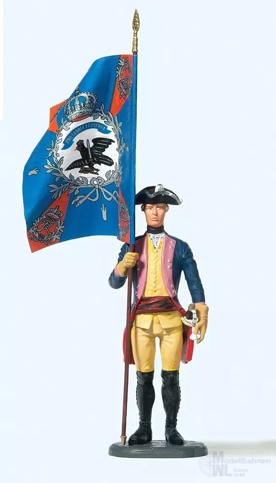 Preiser 54117 - Fahnenträger stehend 1:25