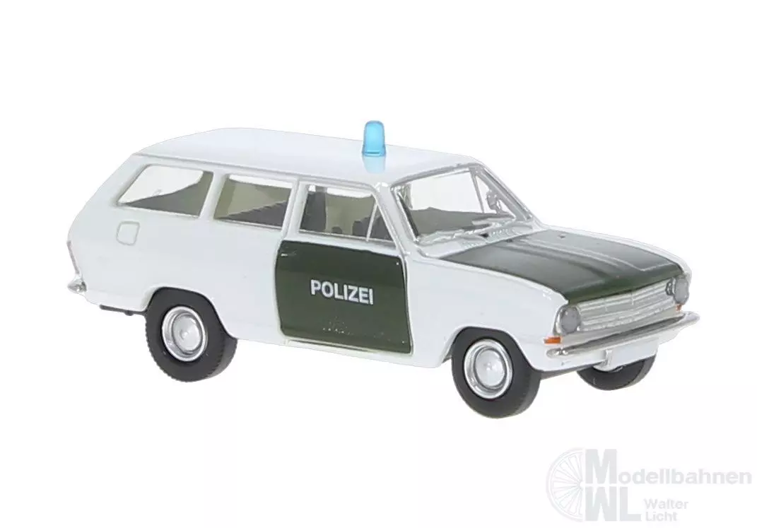 Brekina 20436 - Opel Kadett B CarAVan der Polizei H0 1:87