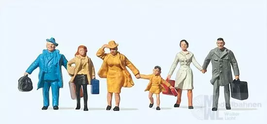 Preiser 14142 - Reisende H0 1:87