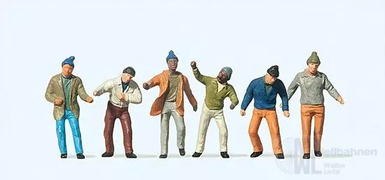 Preiser 20262 - Zirkusarbeiter Zeltaufbau H0 1:87