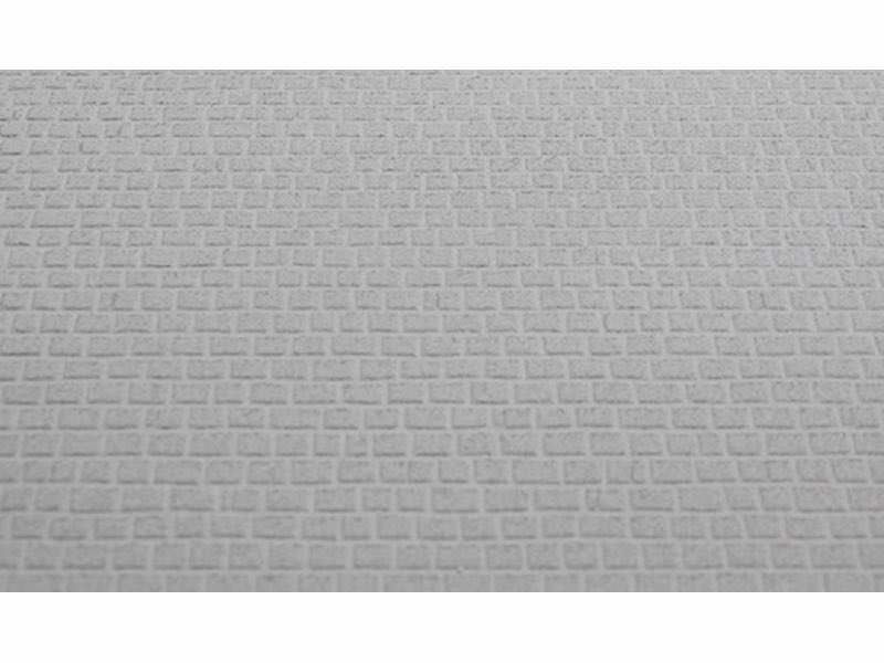 Heki 72232 - Heki dur Platte 40 x 20 cm 2 Stück Kopfsteinpflaster 0/1/H0