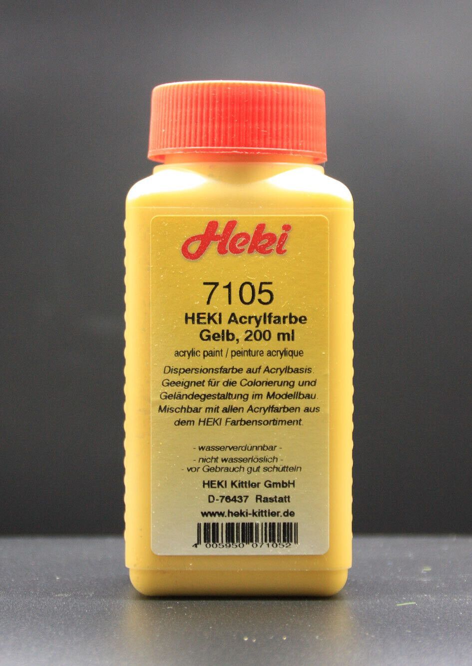 Heki 7105 - Acrylfarbe Ocker 200 ml