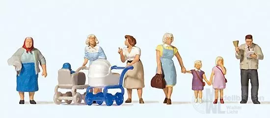 Preiser 10711 - Auf der Dorfstraße H0 1:87