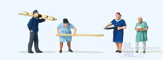 Preiser 10712 - Am Backhaus H0 1:87