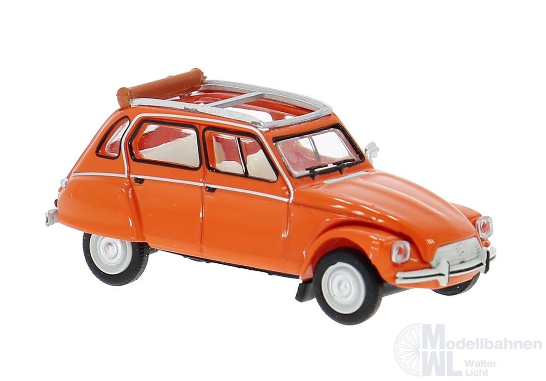 Brekina 14263 - Citroen Dyane offen orange H0 1:87