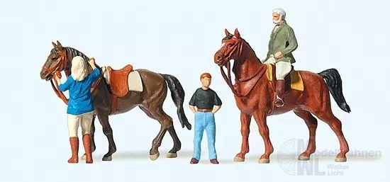 Preiser 10503 - Auf dem Reiterhof H0 1:87