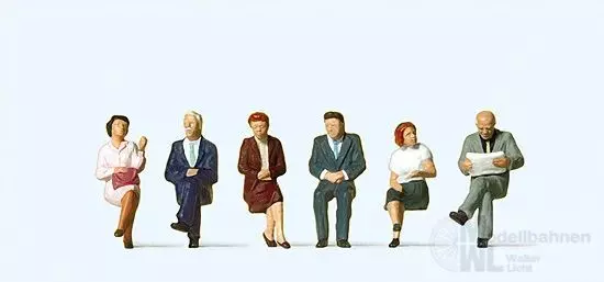 Preiser 10434 - Sitzende Reisende H0 1:87