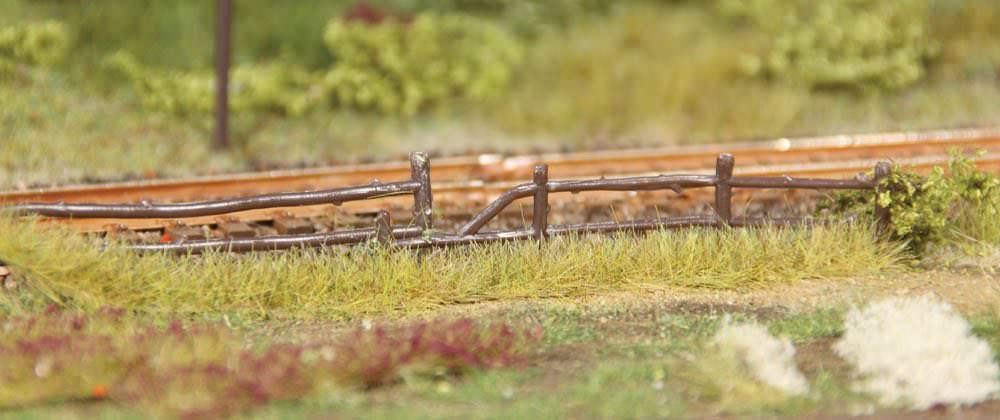 Heki 1812 - Grasstreifen 10 cm 10 Stück Herbst H0/TT/N/Z