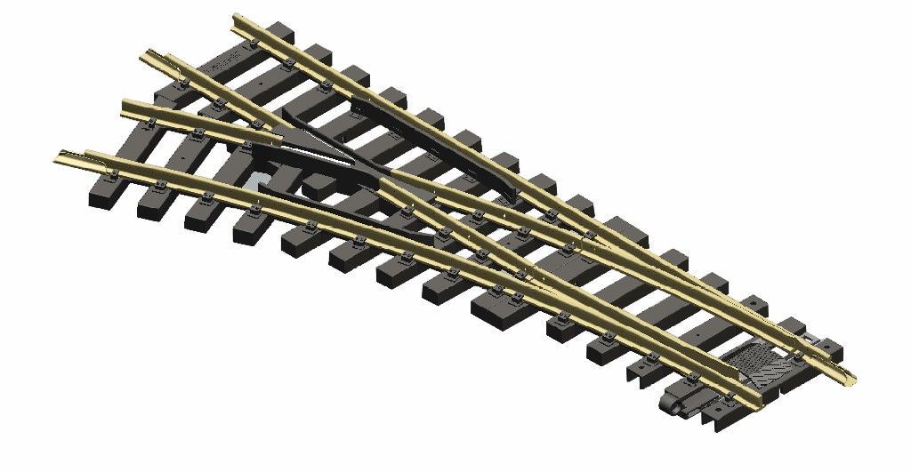 35228 Piko 35228 - Weiche R3 Links Spur G 1:22,5