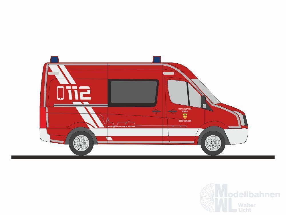 Rietze 53140 - Volkswagen Crafter FW Mühltal - Nieder Ramstadt H0 1:87