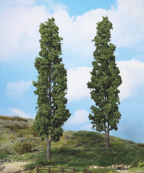 Heki 1983 - Pappel 27 cm 2 Stück 0/H0