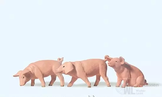 Preiser 47048 - 3 Ferkel 1:25