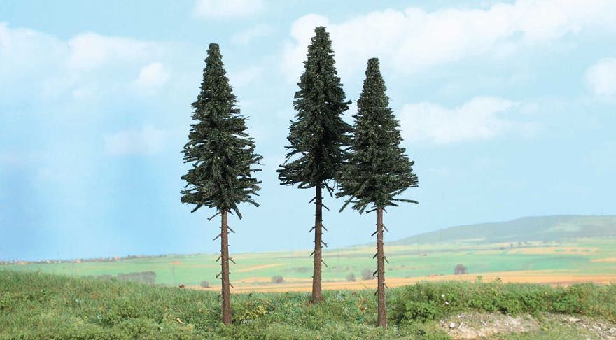 Heki 2119 - Hochstammtannen 17 cm 3 Stück