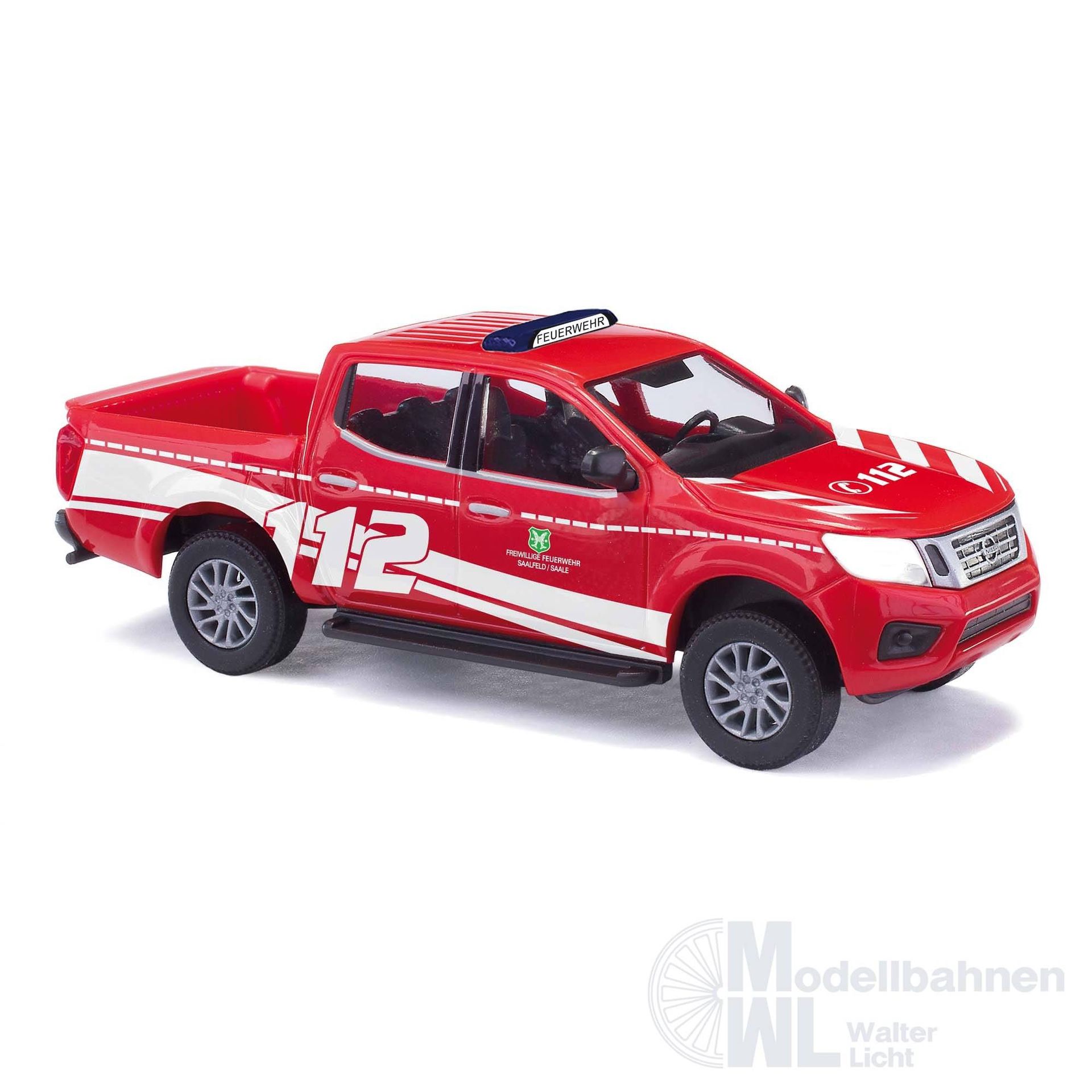 Busch 53722 - Nissan Navara Feuerwehr Saalfeld H0 1:87