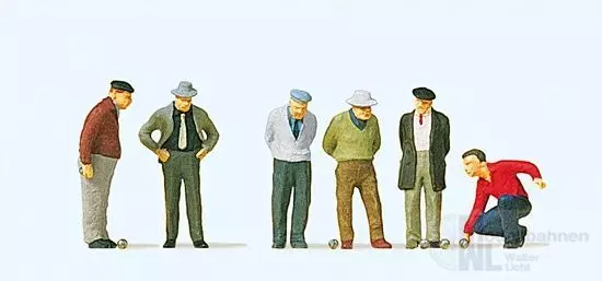 Preiser 10508 - Boule-Spieler H0 1:87