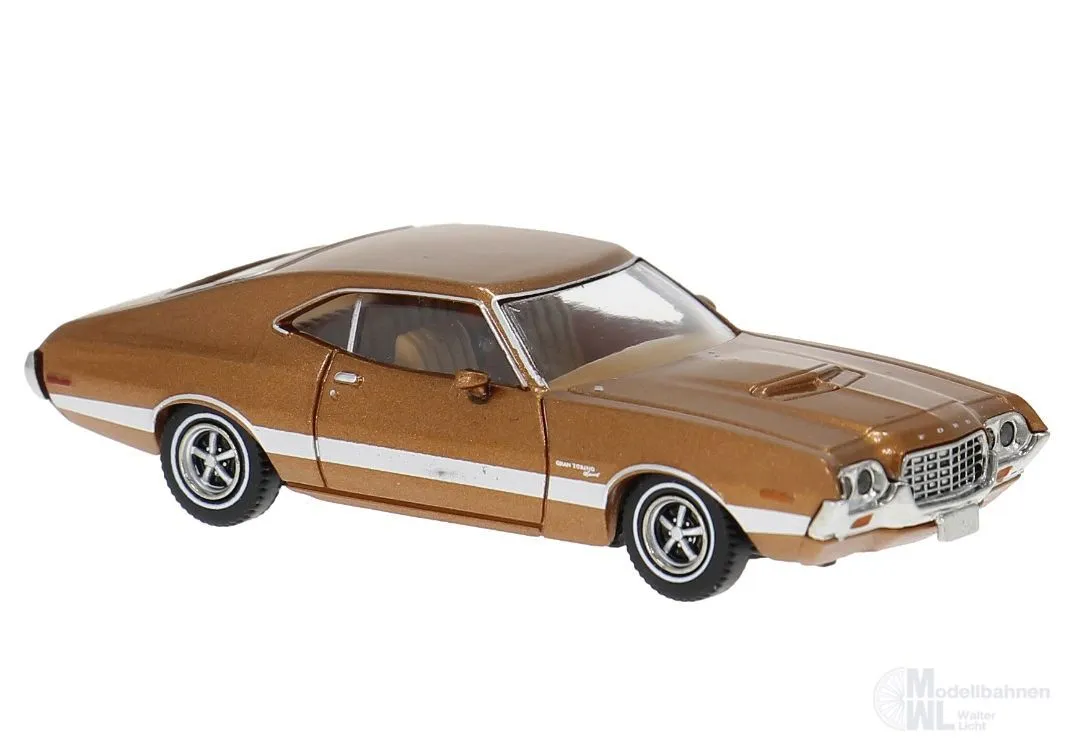 Brekina 18329 - Ford Gran Torino Sport 1972 kupfer metallic H0 1:87
