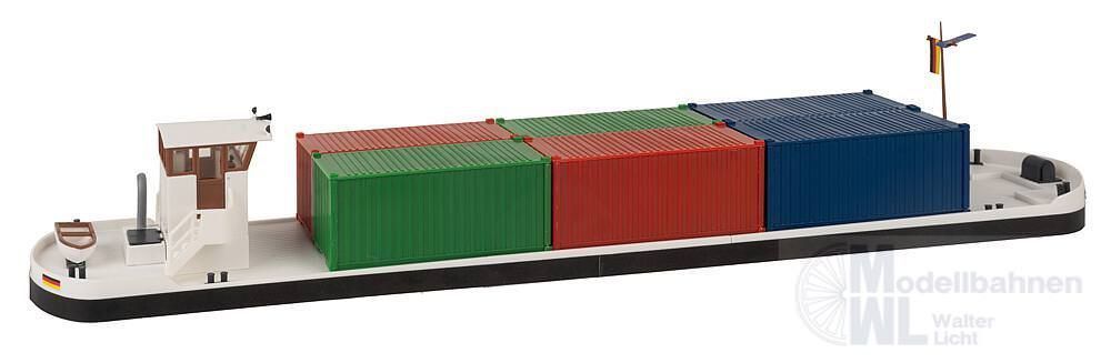 Faller 131013 - Flussfrachter mit Containern H0 1:87