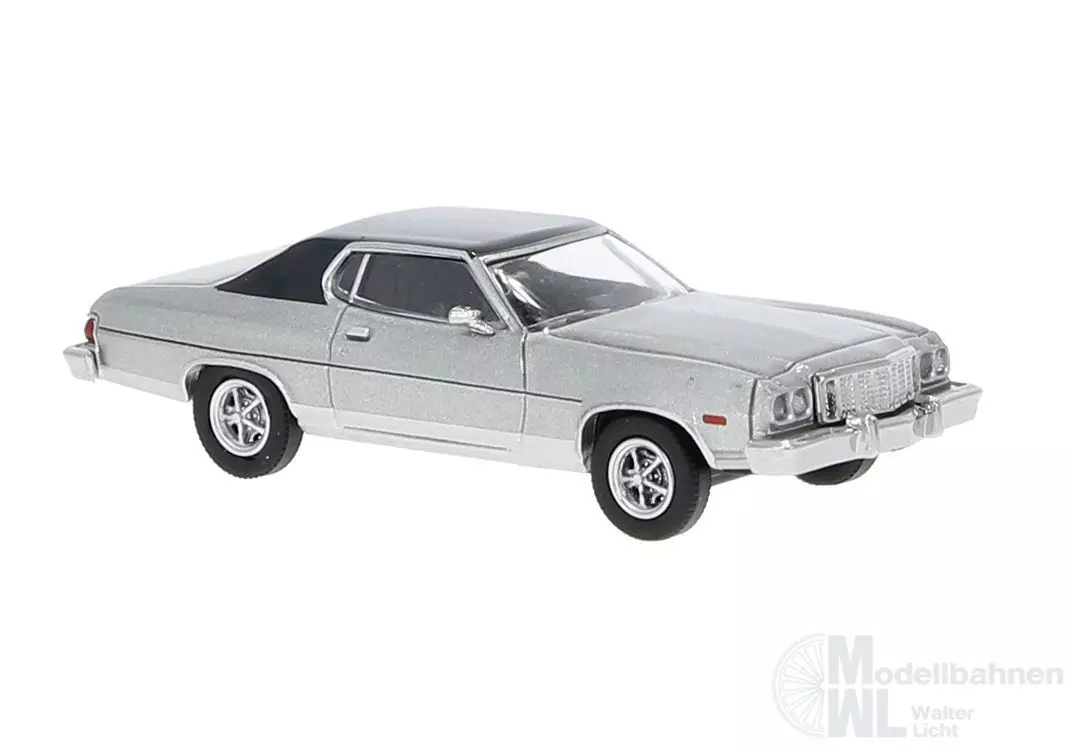 Brekina 19734 - Ford Gran Torino silber/schwarz H0 1:87