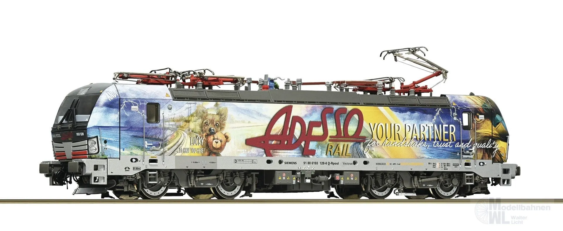 Roco 7510194 - E-Lok BR 193 128-6 ADESSO RAIL Ep.VI H0/GL Sound