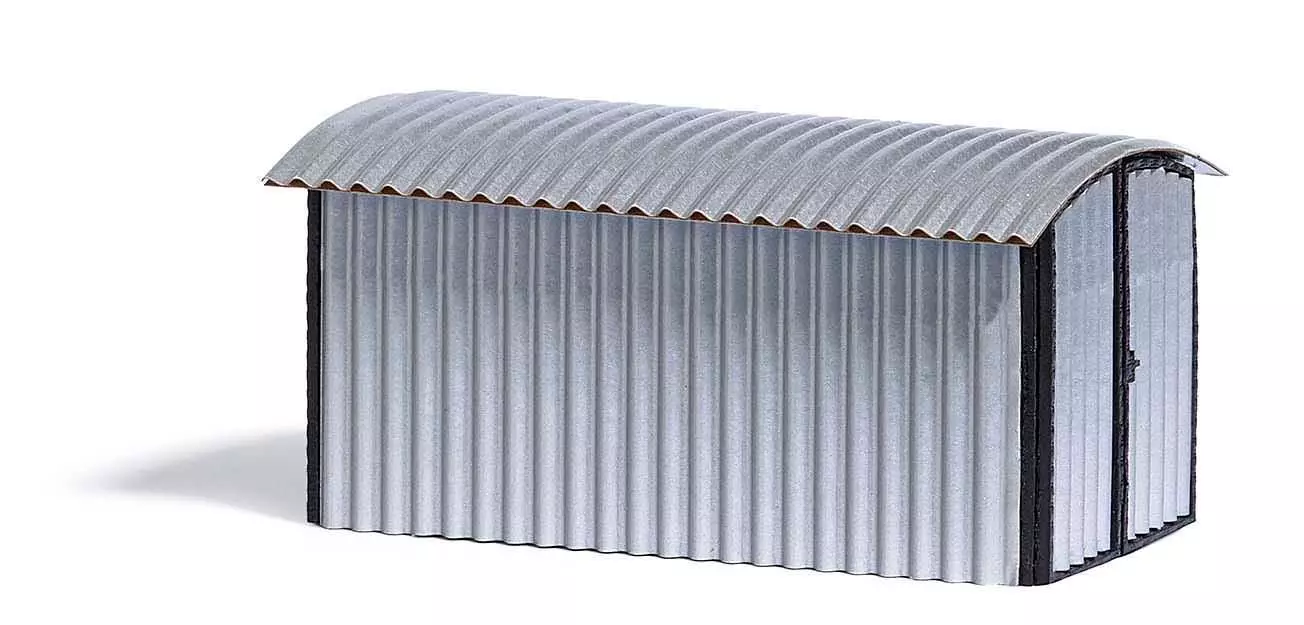 Busch 1592 - Wellblechgarage H0 1:87