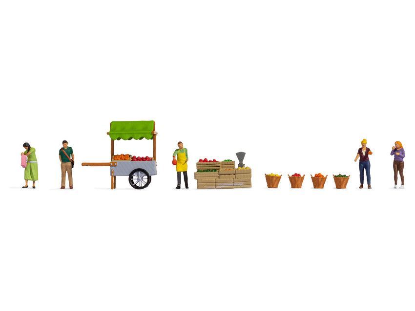 Noch 16226 - Figuren-Themenwelt Obststand H0 1:87 Noch 16226 - Figuren-Themenwelt Obststand H0 1:87