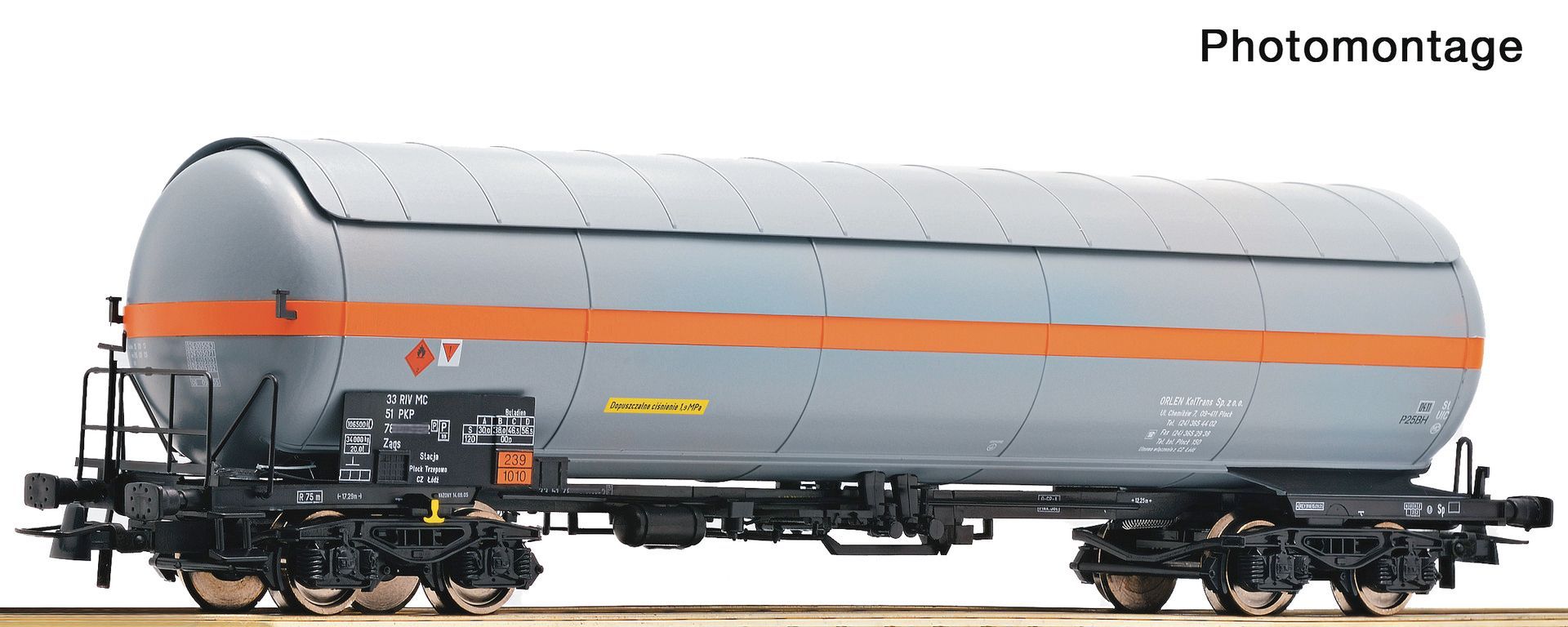 Roco 6600443 - Druckgaskesselwagen Zags PKP