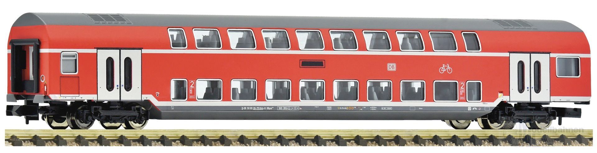 Fleischmann 6260080 - Doppelstockwagen DB Ep.VI 2.Kl. 1.Betr.Nr. N 1:160