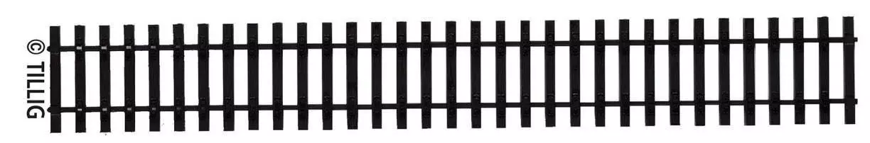 Tillig 85018 - Gerades Schwellenband Länge 228 mm H0/GL