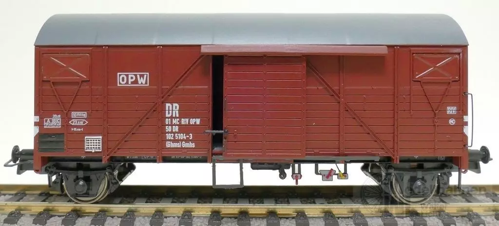 Exact Train 23645 - Güterwagen gedeckt DR Ep.IV Gmhs H0/GL