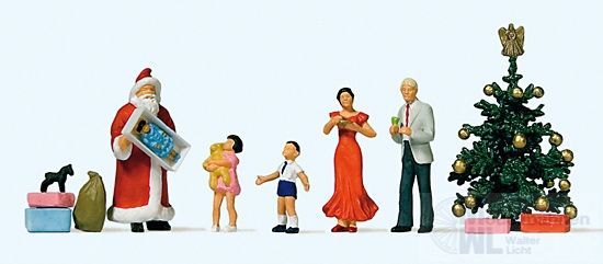 Preiser 10652 - Frohe Weihnachten H0 1:87