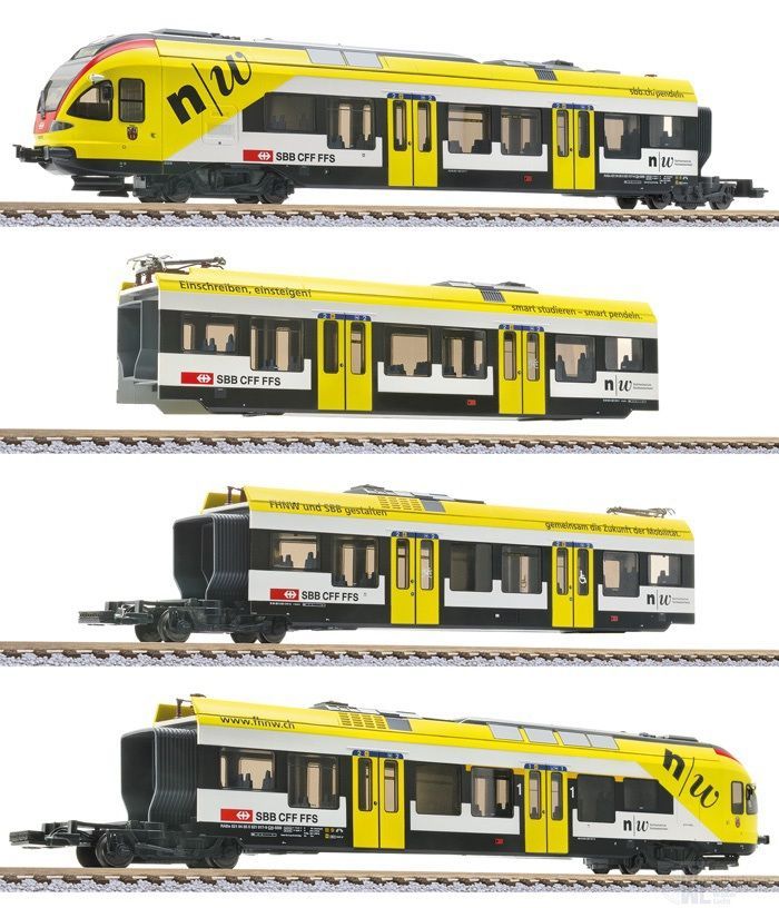 Liliput 133868 - Triebzug FLIRT SBB-CFF Ep.VI 4.tlg. H0/WS