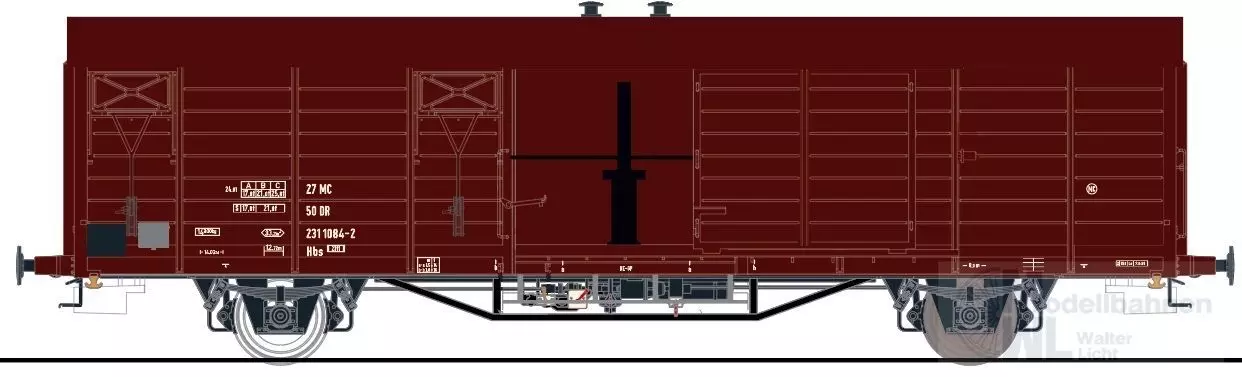 Exact Train 20740 - Mannschaftswagen DB Ep.IV Hbs 2311 mit Ofen H0/GL