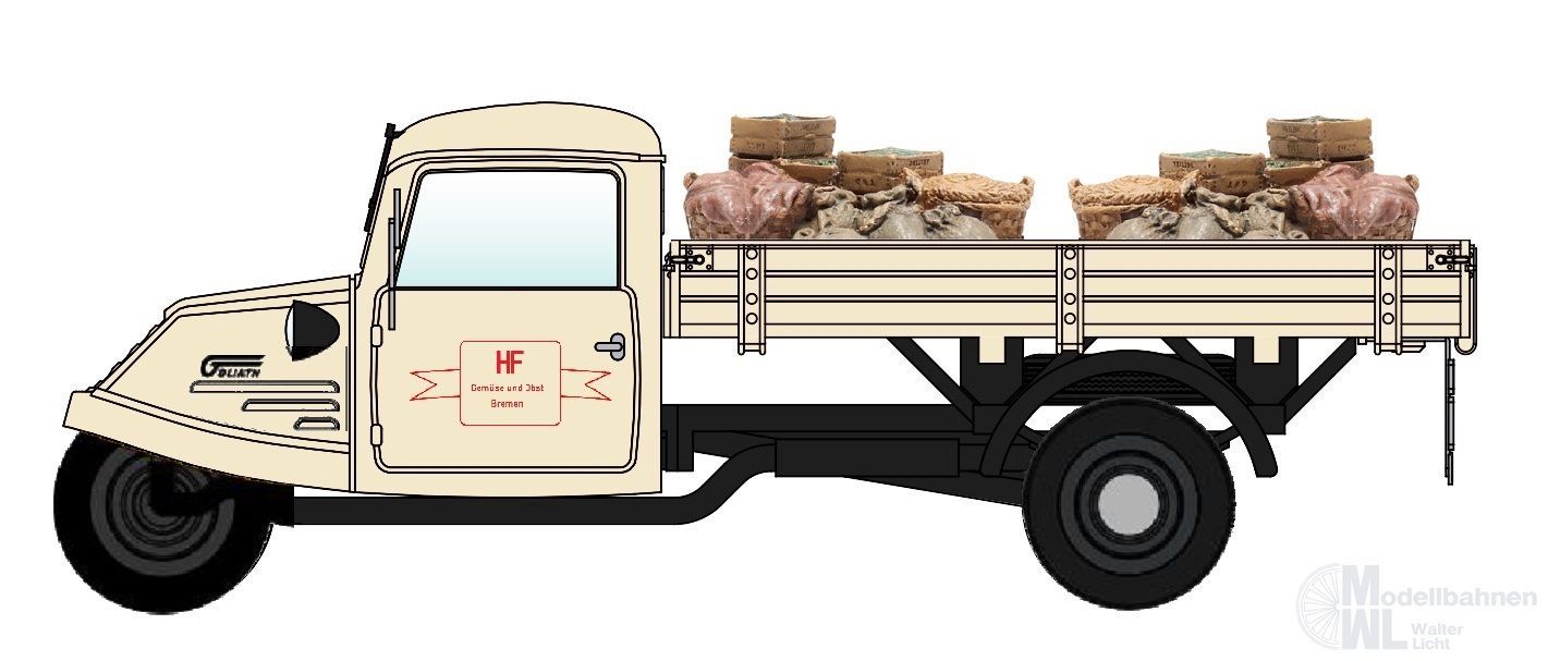 NPE NA88196 - Goliath GD 750 Gemüsehandel Bremen H0 1:87
