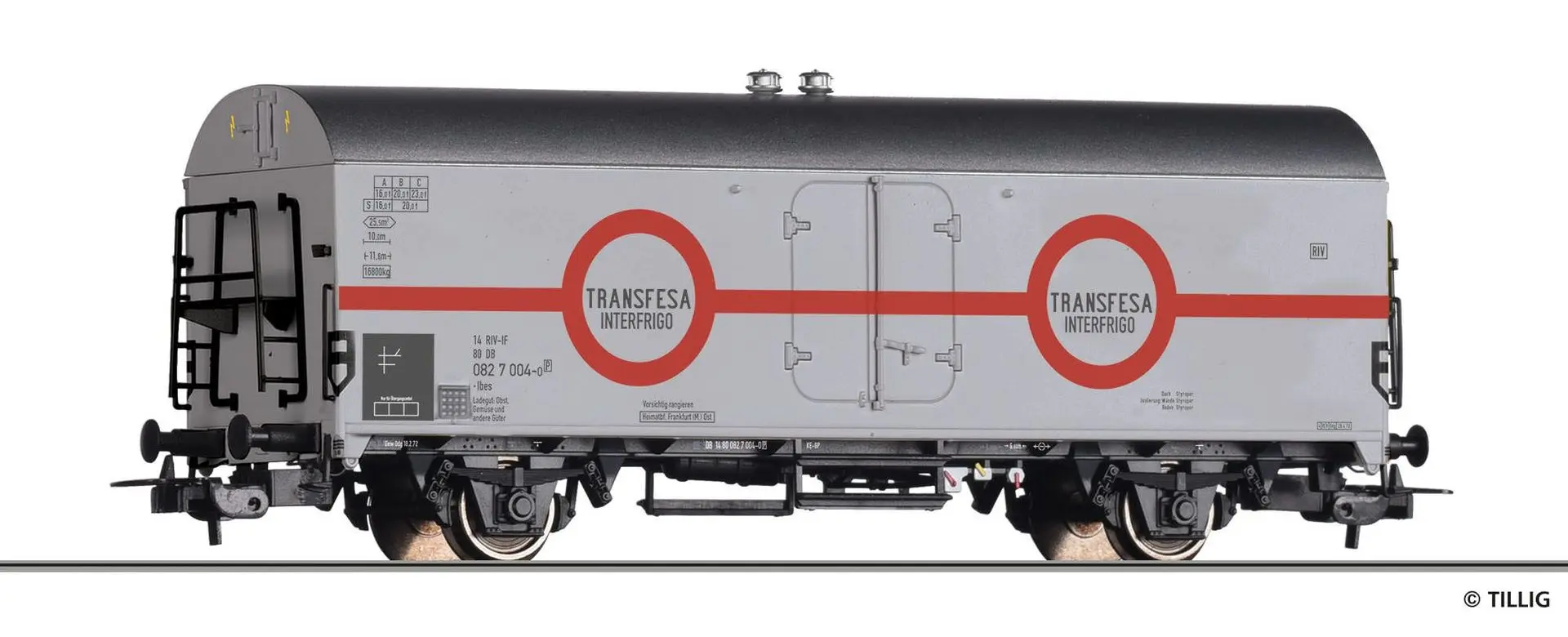 Tillig 77041 - Kühlwagen DB Ep.IV Transfesa H0/GL