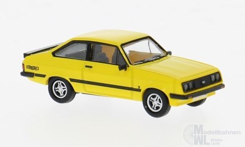 PCX-Models 870721 - Ford Escort MK II R gelb 1977 H0 1:87