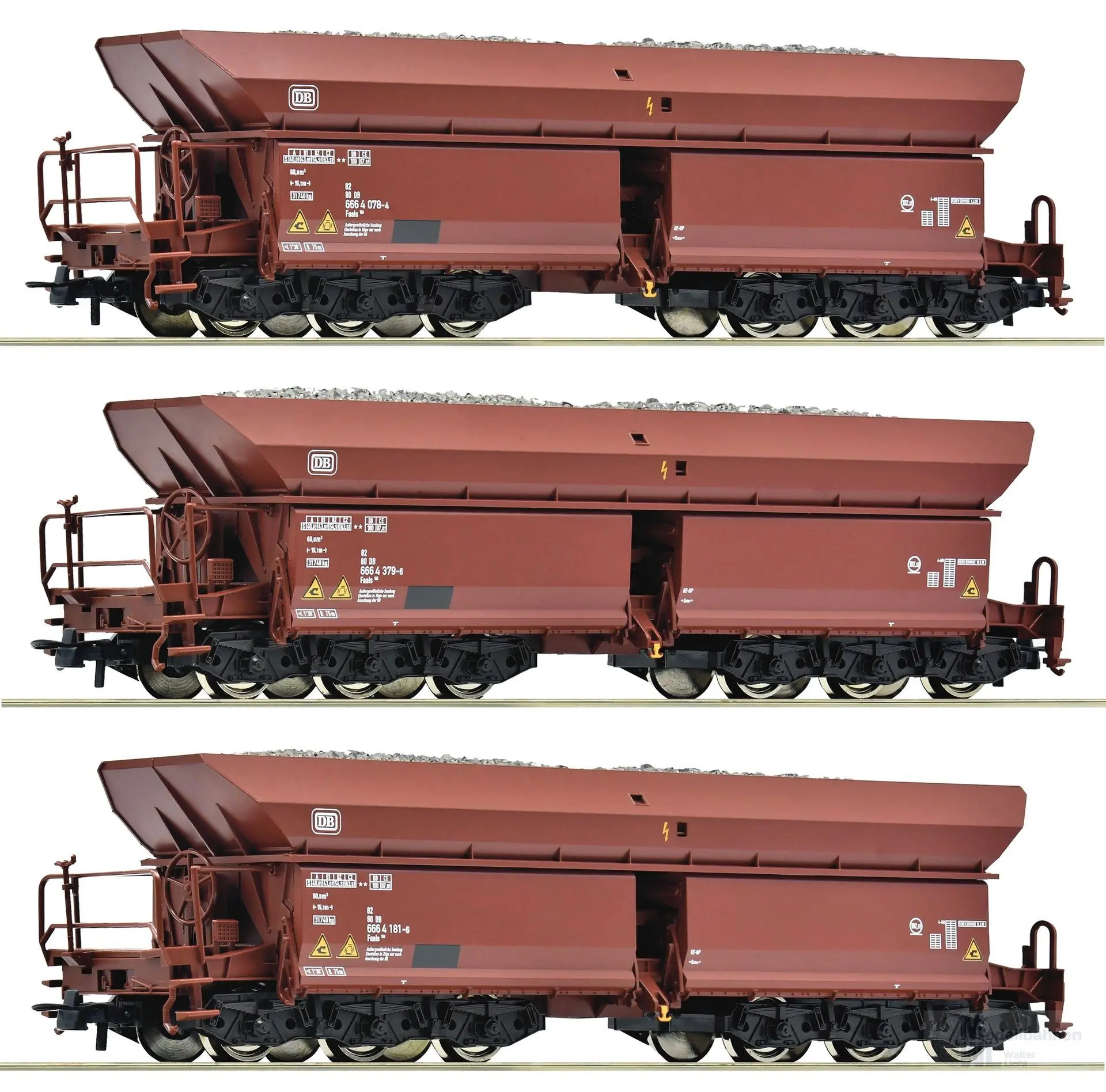 Roco 77030 - Erzwagen Set DB Ep.IV 3.tlg. Set 1 H0/GL
