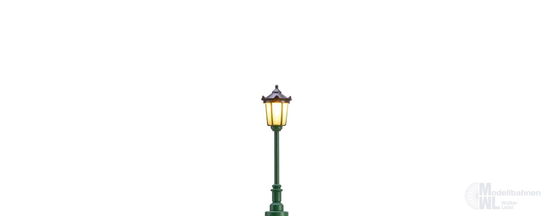 Brawa 83021 - Gaslaterneleuchte mit Stecksockel LED N 1:160