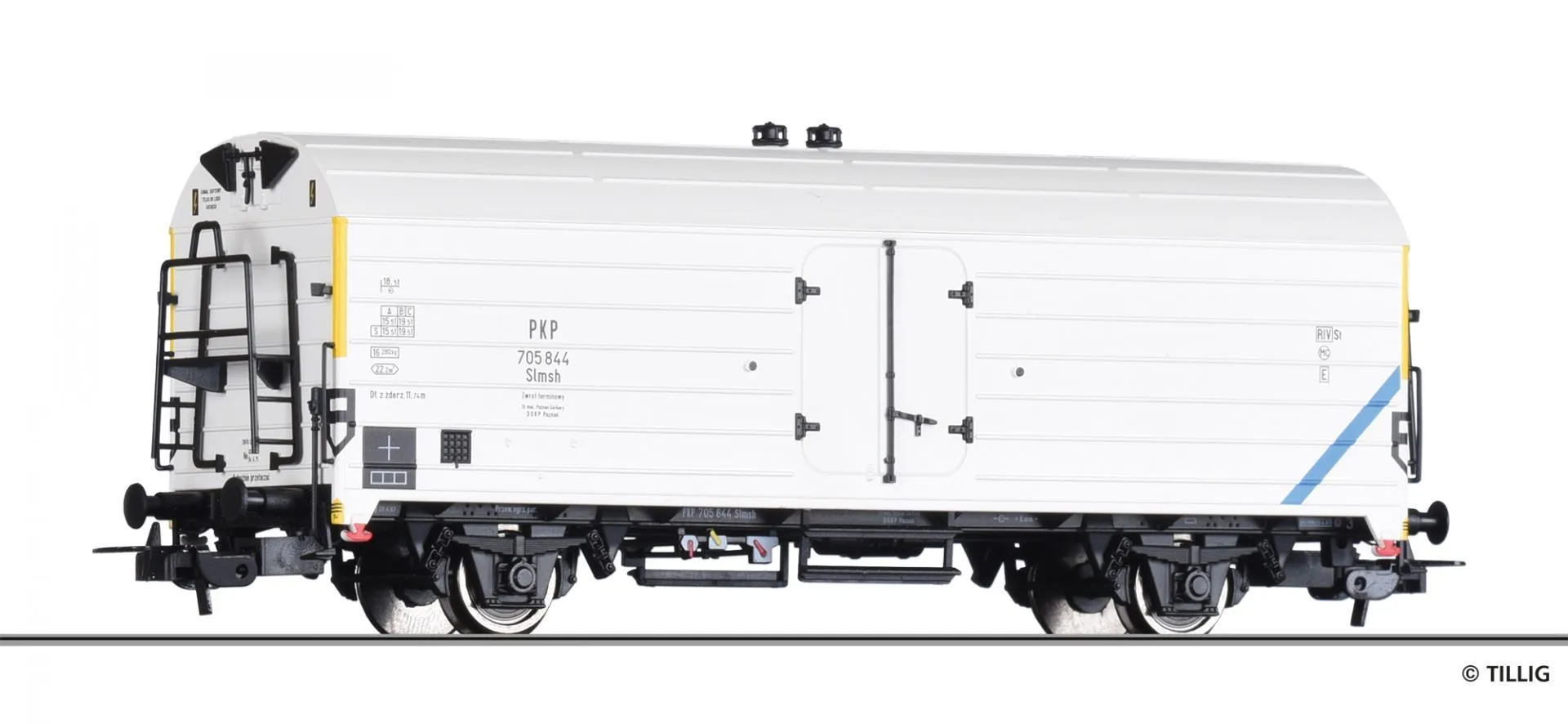 Tillig 76777 - Kühlwagen PKP Ep.III Slms H0/GL
