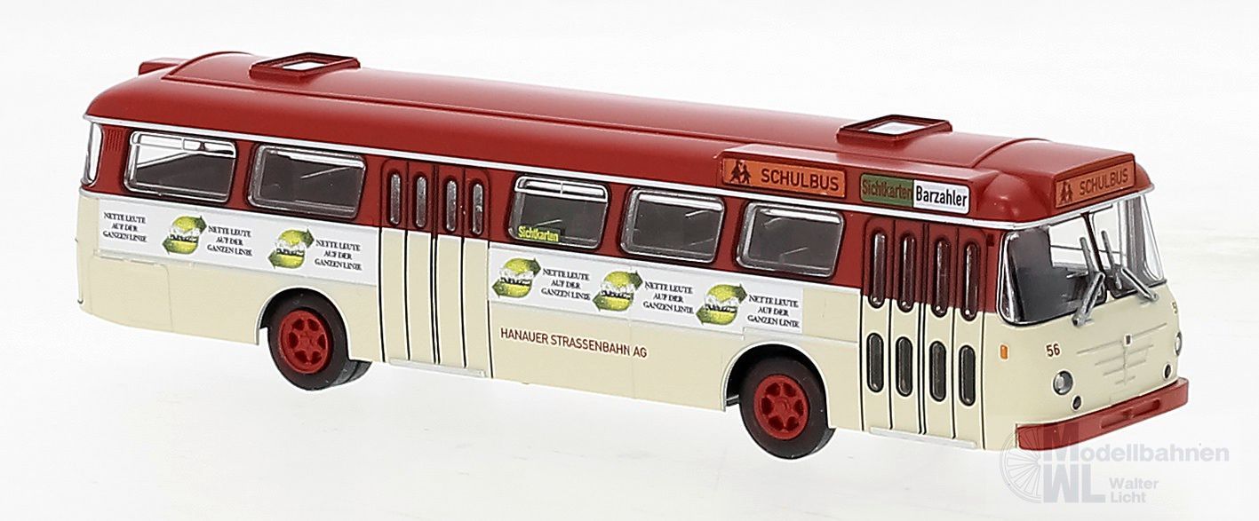 Brekina 59385 - Büssing Senator Nette Leute Hanau H0 1:87 Brekina 59385 - Büssing Senator Nette Leute Hanau H0 1:87