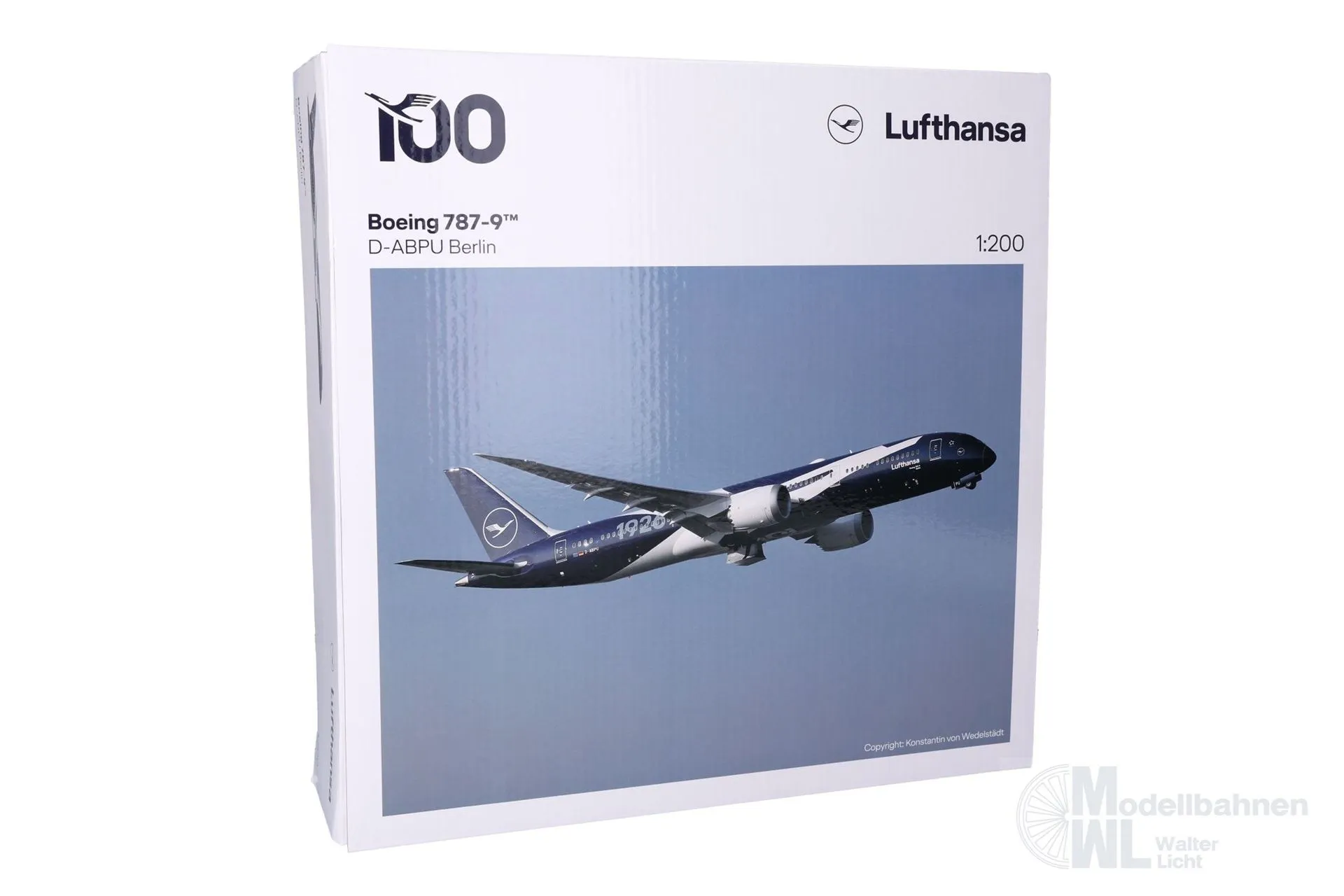 Herpa 573986 - Boeing 787-9 Lufthansa 100 Jahre 1:200