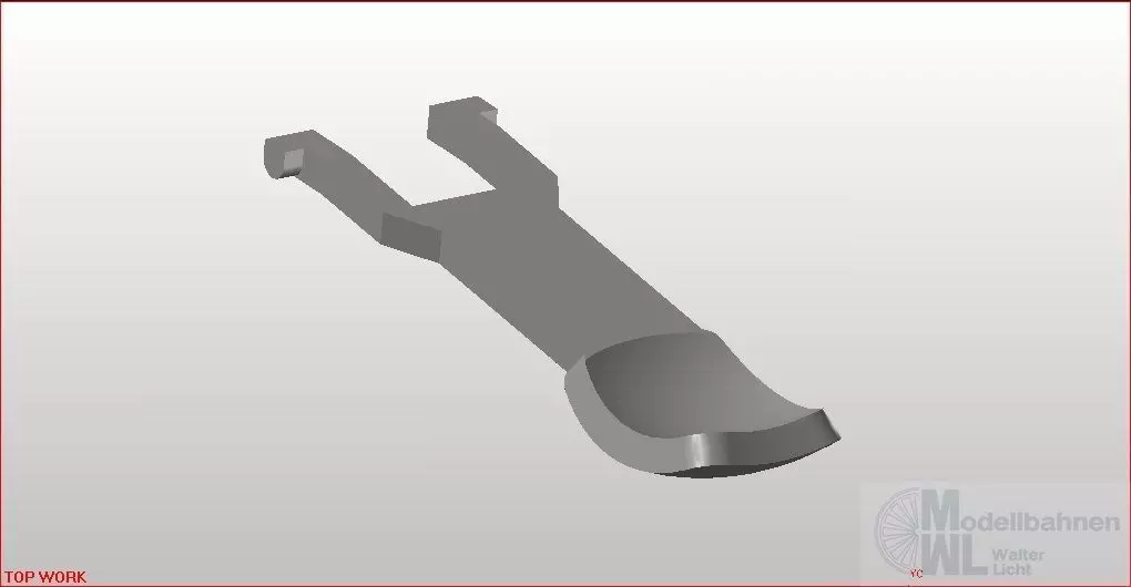 NPE NZ33702 - Mittelschleifer schwarz vernickelt