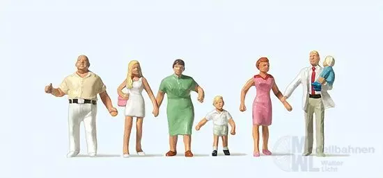 Preiser 10284 - Familie Krause beim Spazierga H0 1:87
