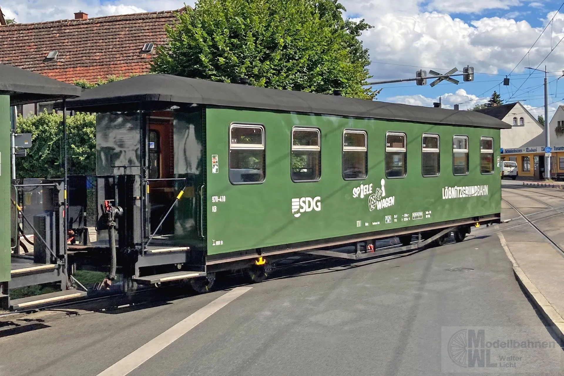 Bemo 3020867 - Spielewagen SDG Lößnitzgrundbahn 970-515 H0e