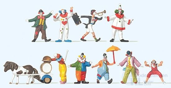 Preiser 20258 - Clowns H0 1:87