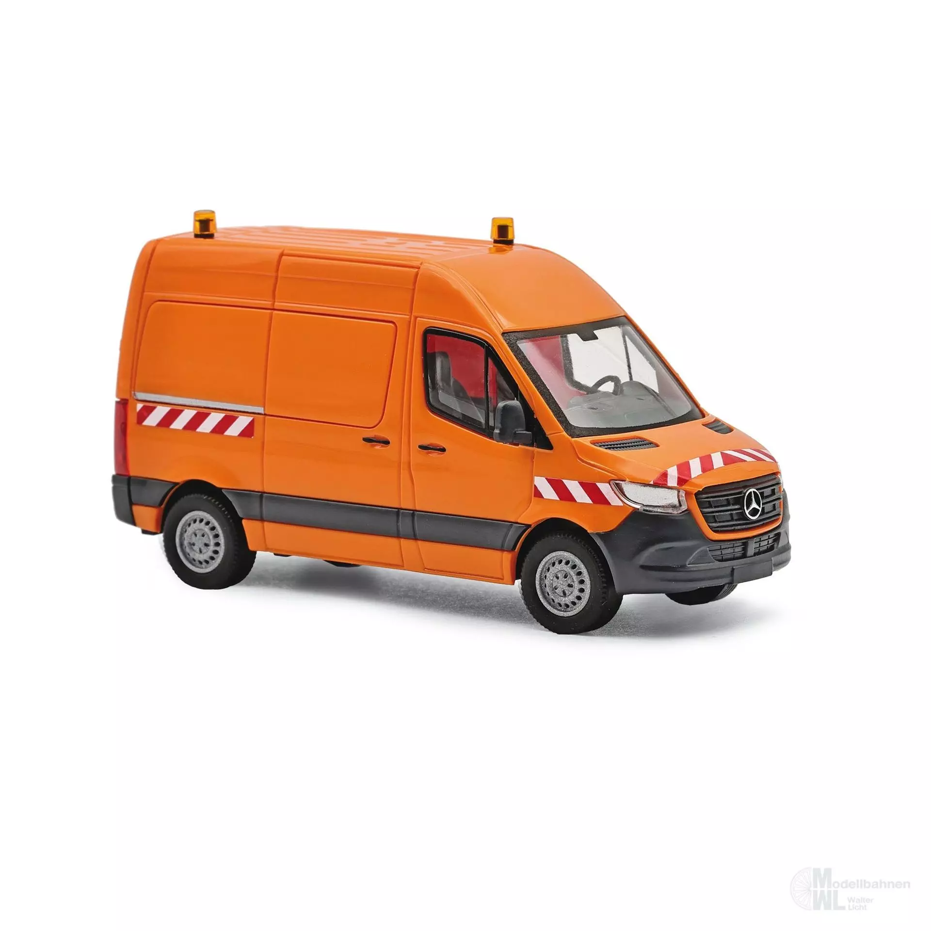 Busch 54008 - Mercedes-Benz Sprinter kurz orange Kommunal Baujahr 2018 H0 1:87