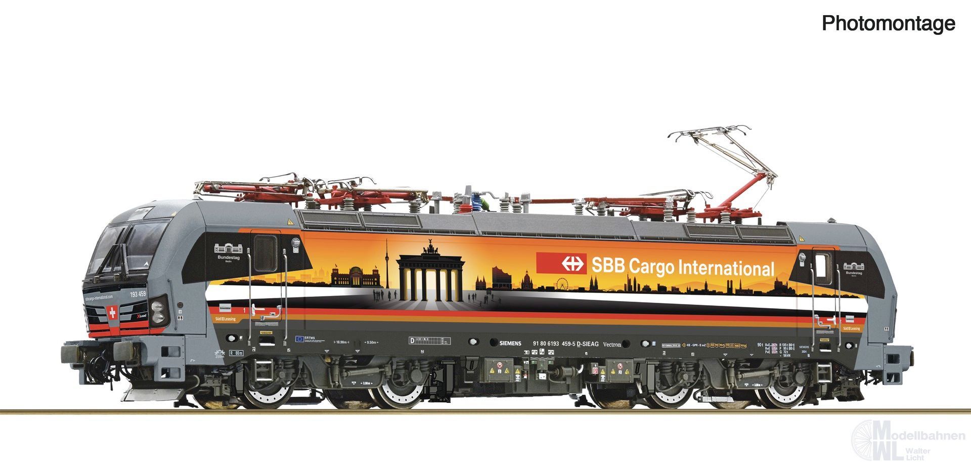 Roco 7520065 - E-Lok 193 459-5 SBB Cargo International DE-Piercer Ep.VI H0/WS Sound