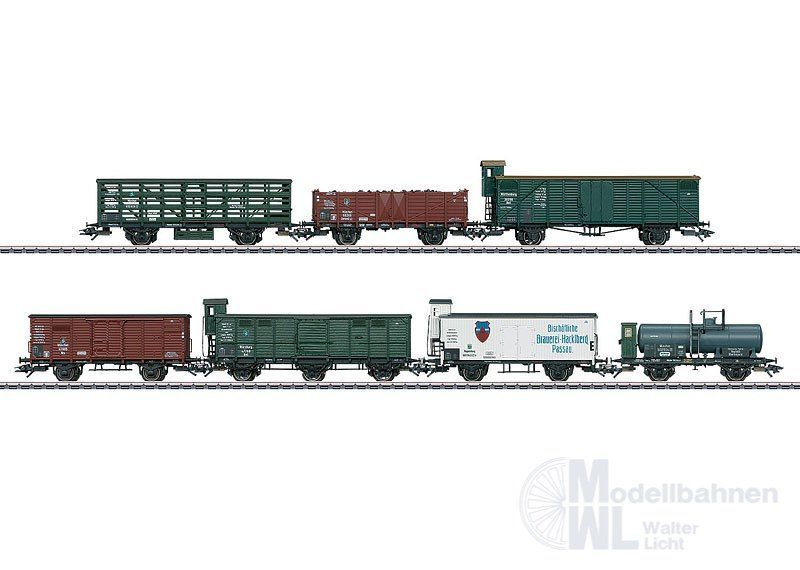 Märklin 46085 - MÄRKLIN - Güterwagen-Set DRG Verwaltung Bayern Ep.II 7.tlg. H0/WS Märklin 46085 - MÄRKLIN - Güterwagen-Set DRG Verwaltung Bayern Ep.II 7.tlg. H0/WS