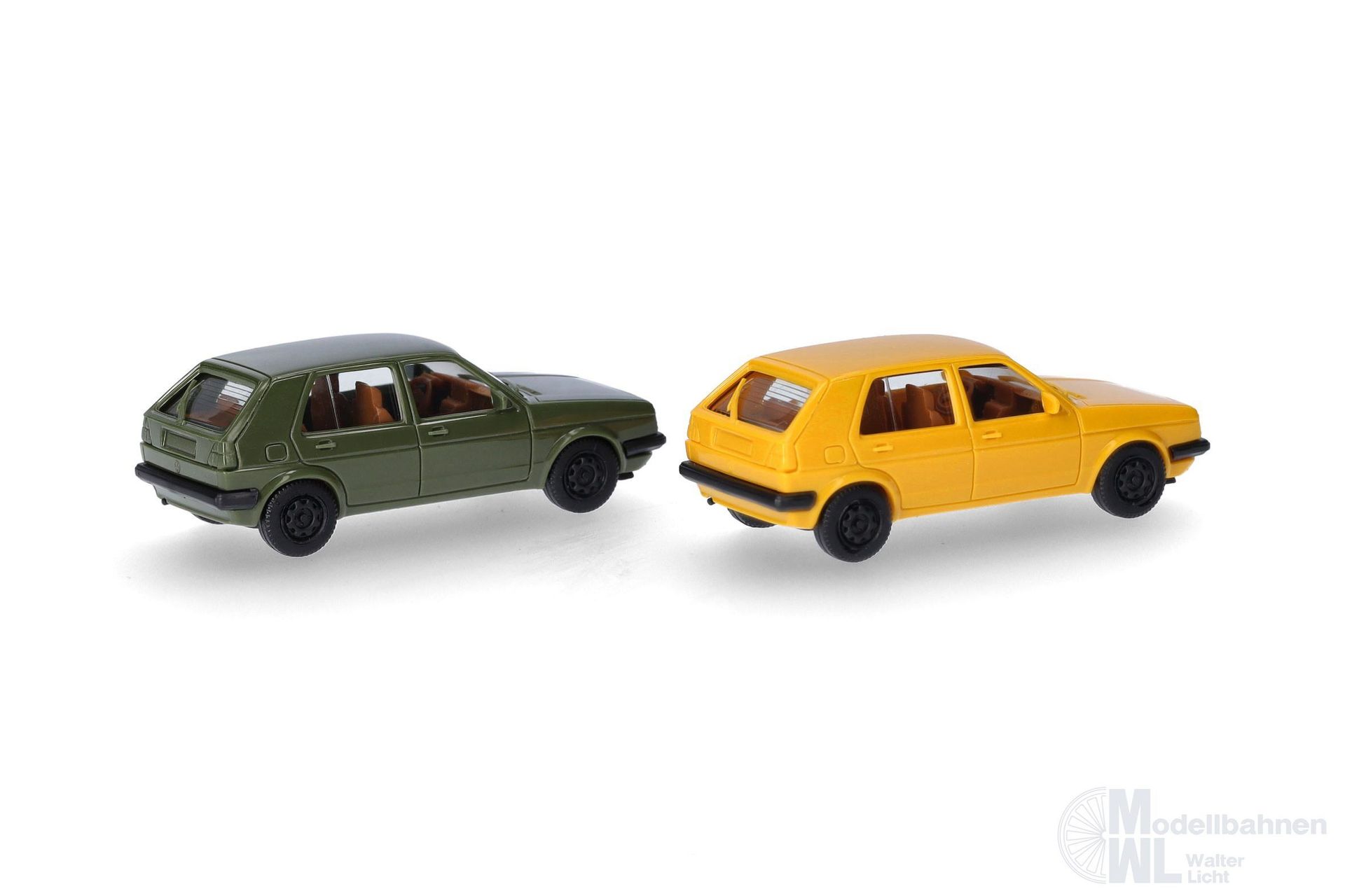 Herpa 012195-010 - MiKi VW Golf II 4-türig olivgrün / ginstergelb H0 1:87 Herpa 012195-010 - MiKi VW Golf II 4-türig olivgrün / ginstergelb H0 1:87